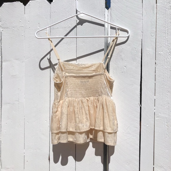 American Eagle Off-White, Light Pink Tank Top - Picture 6 of 6